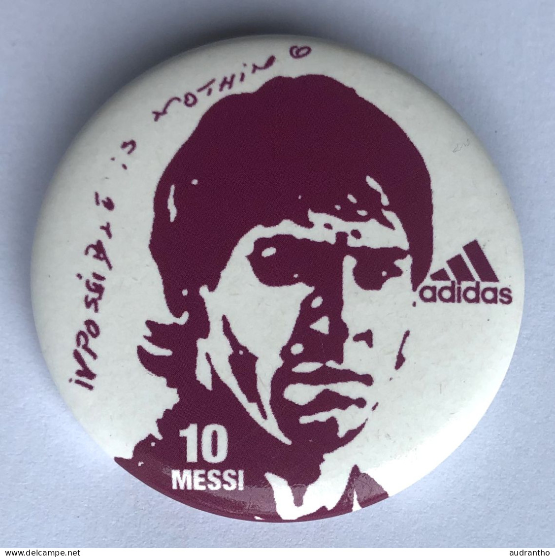 Badge Football - LIONEL MESSI N°10 - ADIDAS - Other & Unclassified