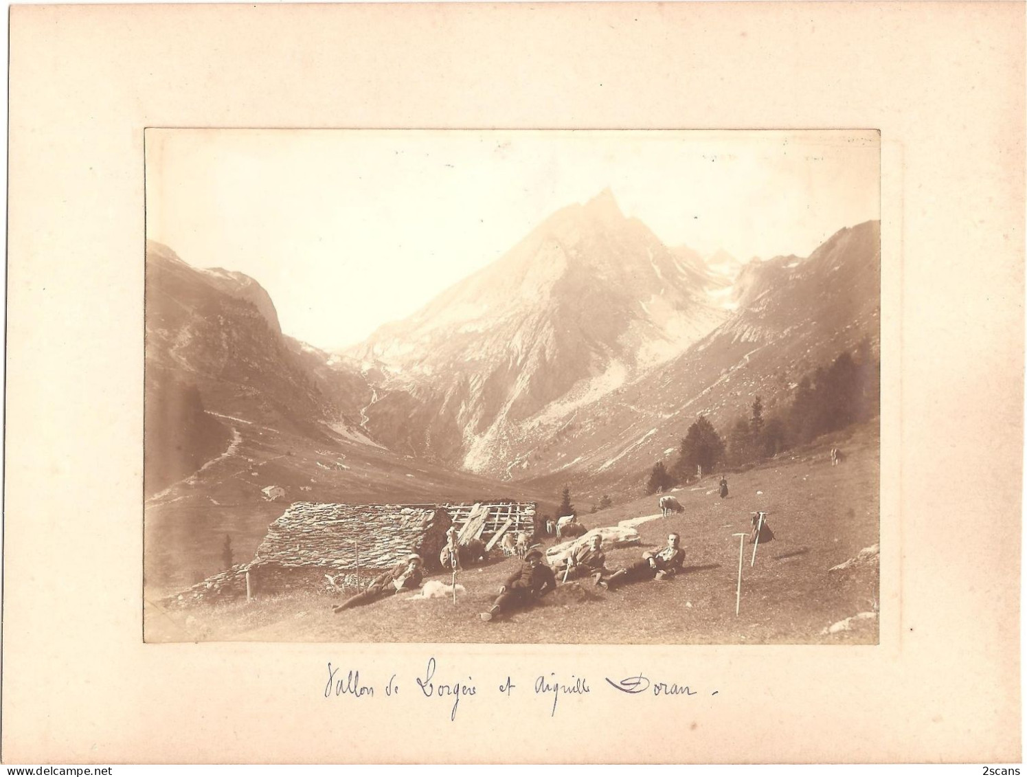 73 - VILLARODIN-BOURGET - Photographie Ancienne 11,8 X 16,8 Cm Sur Support Cartonné - L'ORGÈRE - (env. De Modane) - 1911 - Andere & Zonder Classificatie