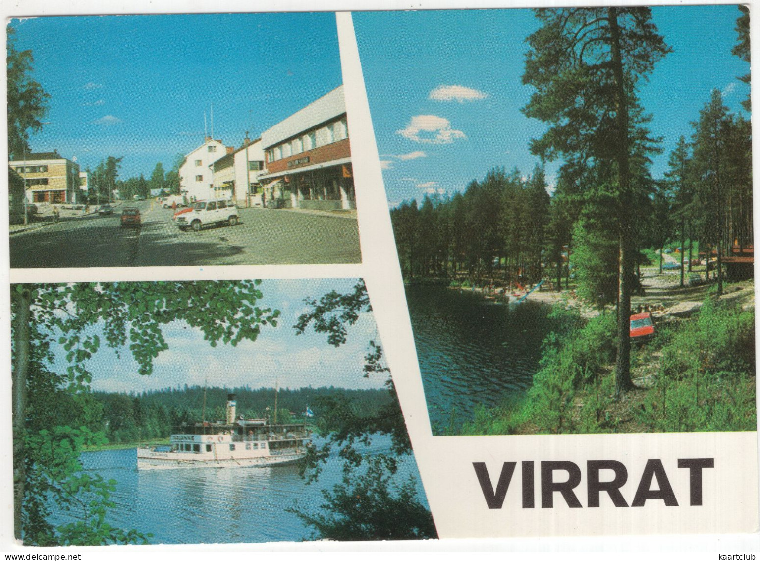 Virrat: RENAULT 4, AUSTIN MINI, STEAMER/DAMPFER - (Finland) - Voitures De Tourisme