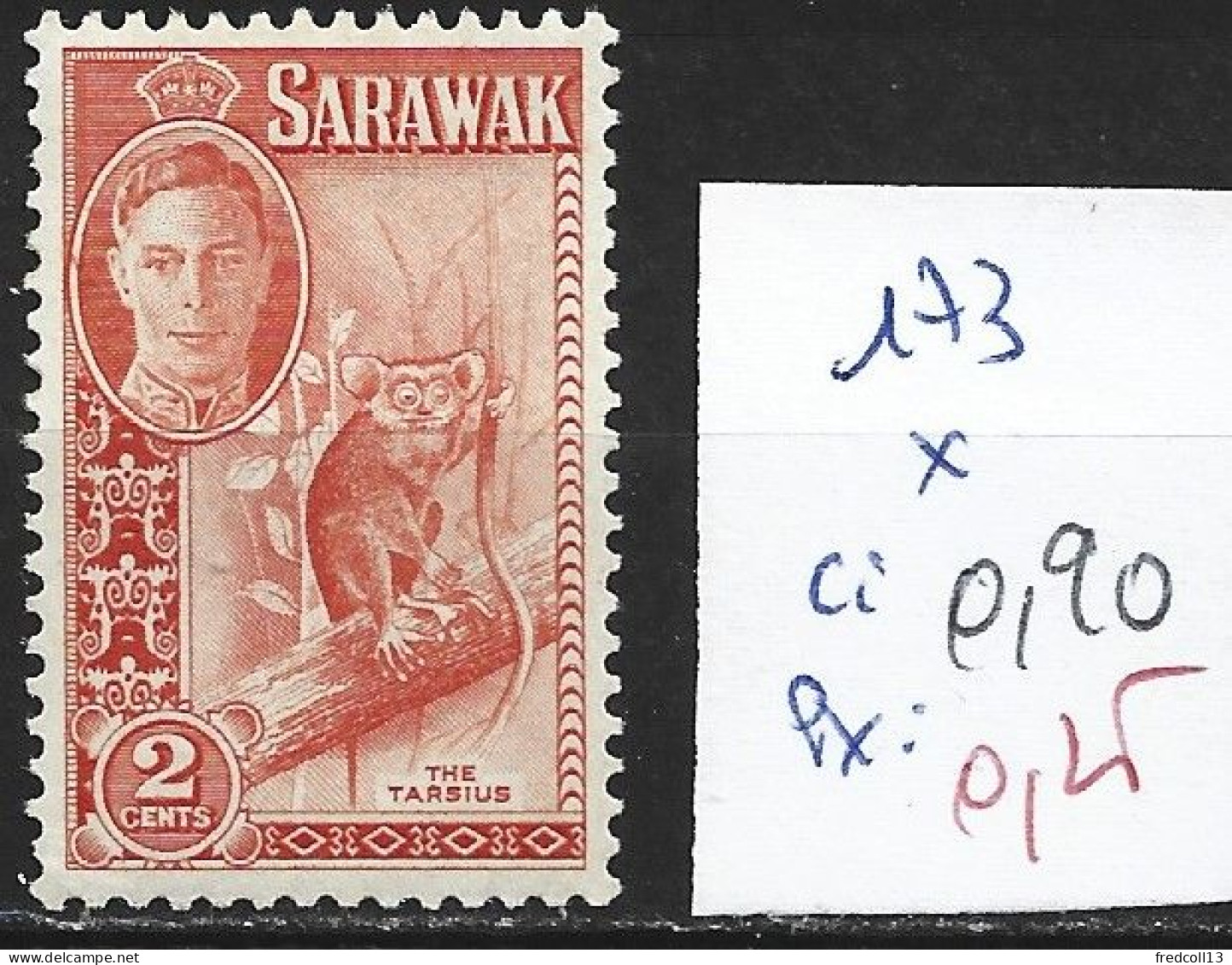 SARAWAK 173 * Côte 0.90 € - Sarawak (...-1963)