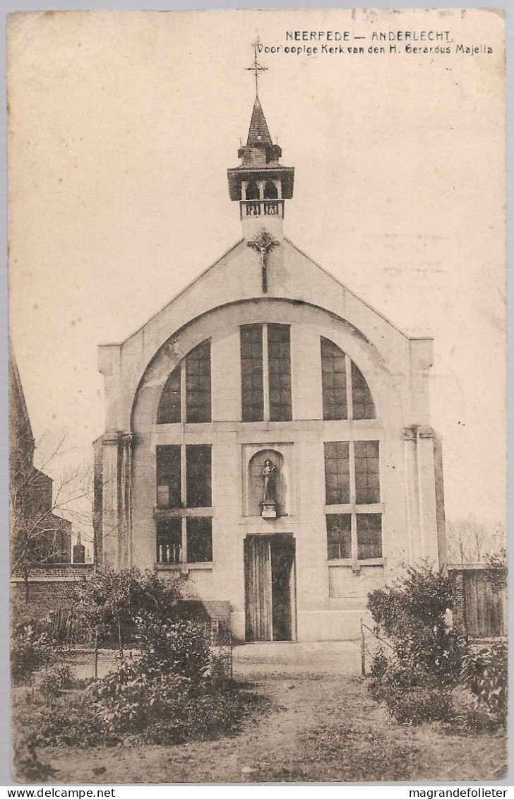 CPA CARTE POSTALE BELGIQUE BRUXELLES-ANDERLECHT VOORLOOPIGE KERK VAN DEN H. GERARDUS MAJELLA 1930 - Anderlecht