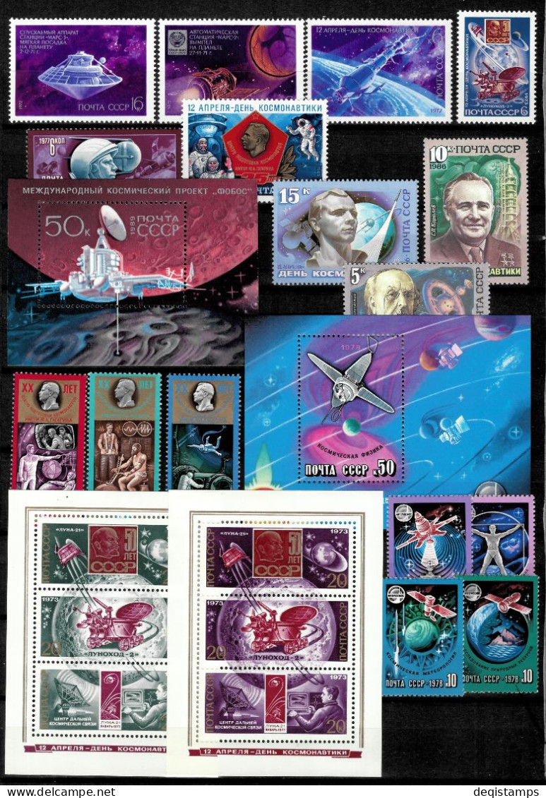 Russia / USSR Space Collection 1950/80  Mint Never Hinged (**) - Nuevos