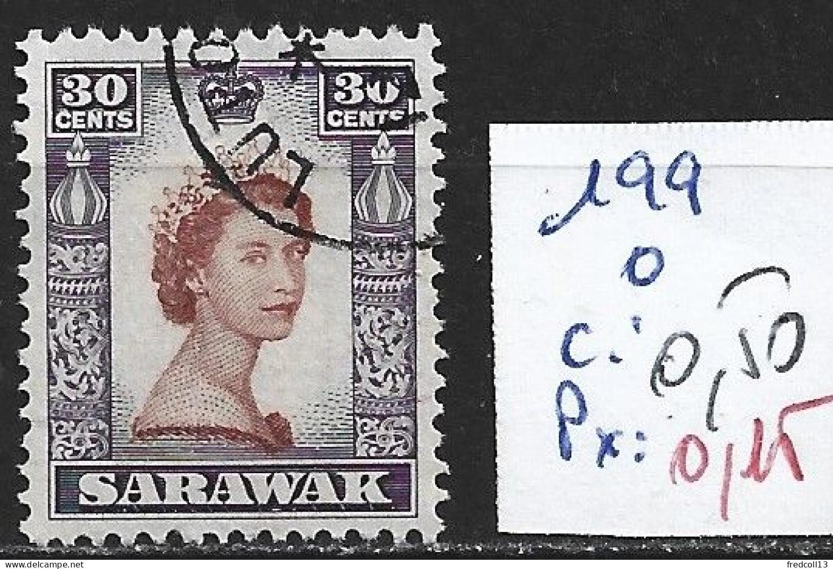 SARAWAK 199 Oblitéré Côte 0.50 € - Sarawak (...-1963)