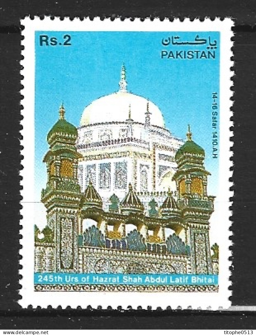 PAKISTAN. N°743 De 1989. Poète Shah Abdul Latif Bhittai. - Schriftsteller