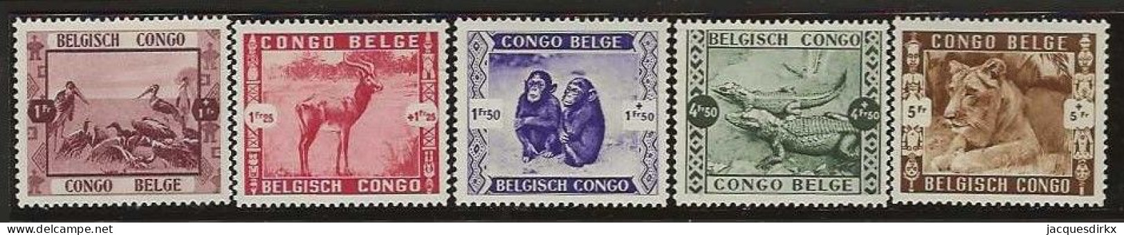 Congo   .   OBP    .    209/213    .    **      .  Postfris  .   /   .   Neuf Avec Gomme Et SANS Charnière - Neufs