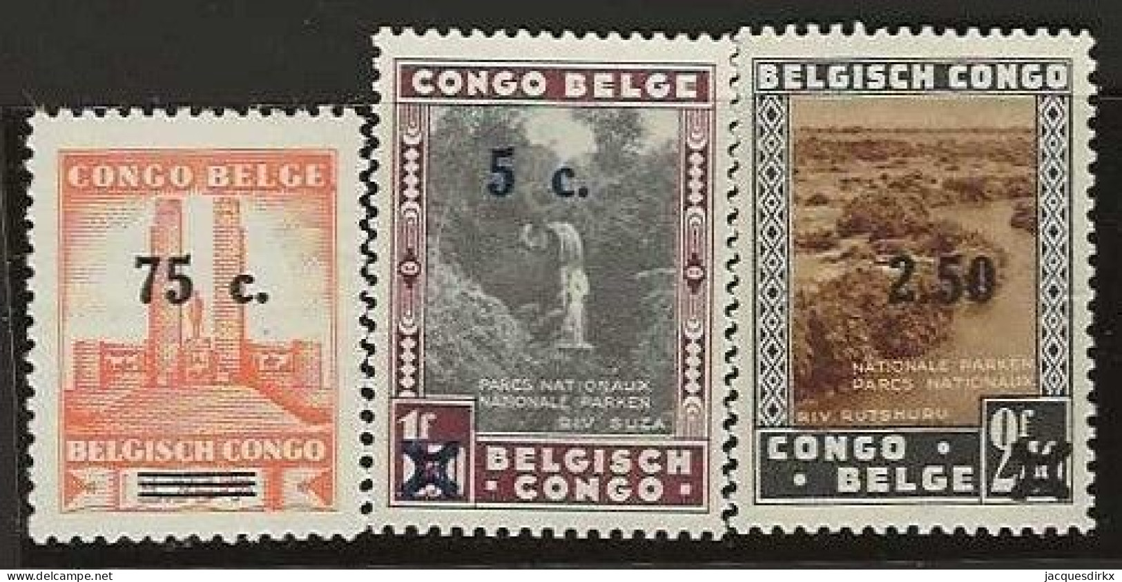 Congo   .   OBP    .   225/227    .    **      .  Postfris  .   /   .   Neuf Avec Gomme Et SANS Charnière - Ongebruikt