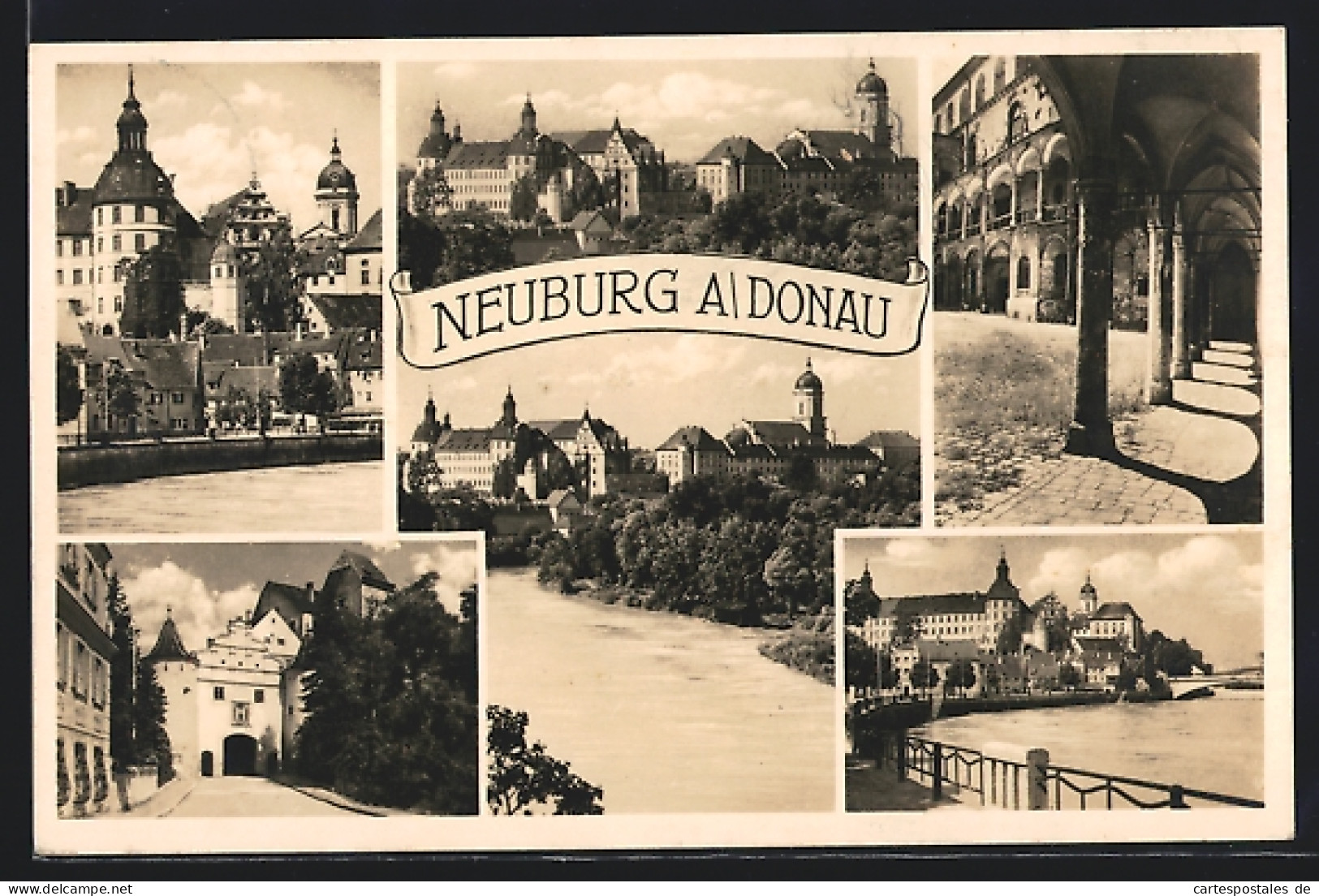 AK Neuburg A. D. Donau, Teilansichten Im Sonnenschein  - Neuburg