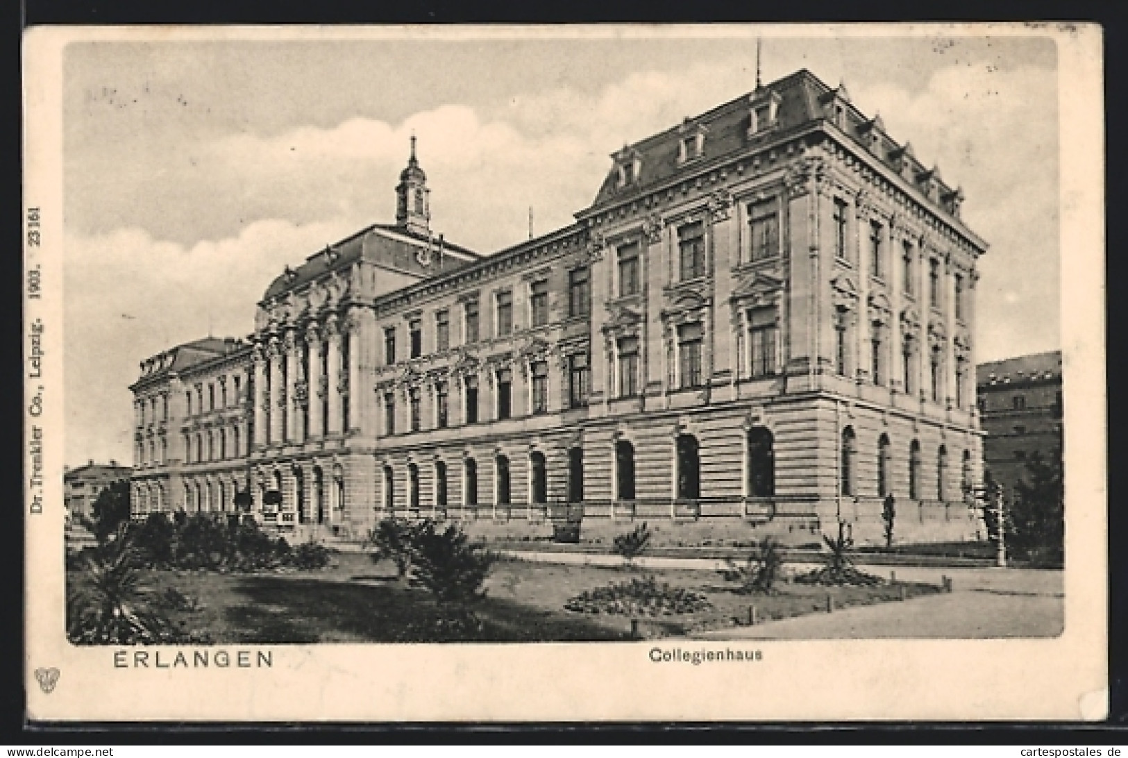 AK Erlangen, Blick Auf Das Collegienhaus  - Erlangen