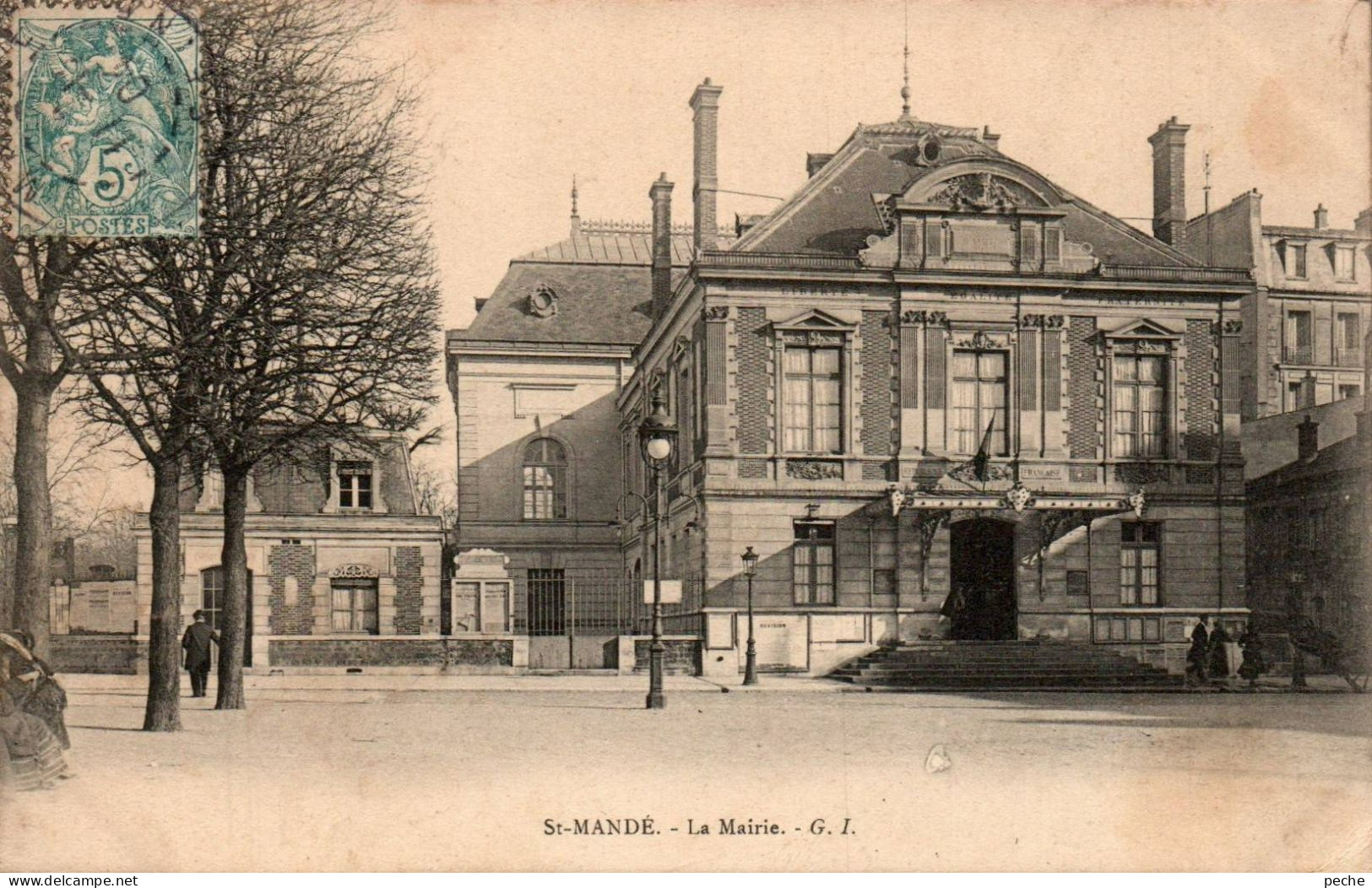 N°2377 W -cpa St Mandé -la Mairie- - Saint Mande