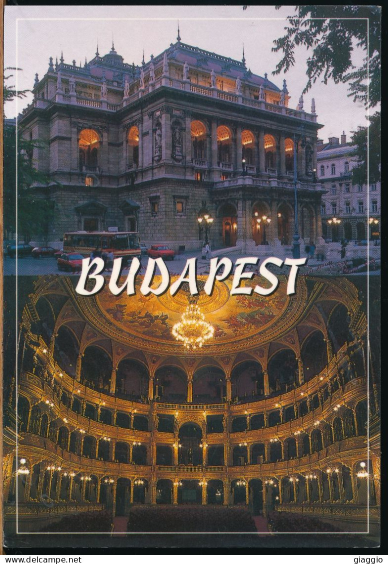 °°° 30845 - HUNGARY - BUDAPEST - THE OPERA HOUSE - 1997 With Stamps °°° - Rio De Janeiro
