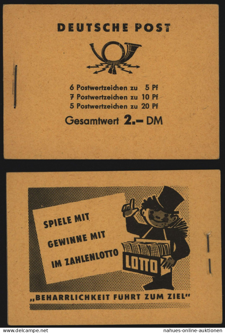 DDR Markenheftchen 3b1 Fünfjahresplan 1961 Tadellos Postfrisch - Cuadernillos