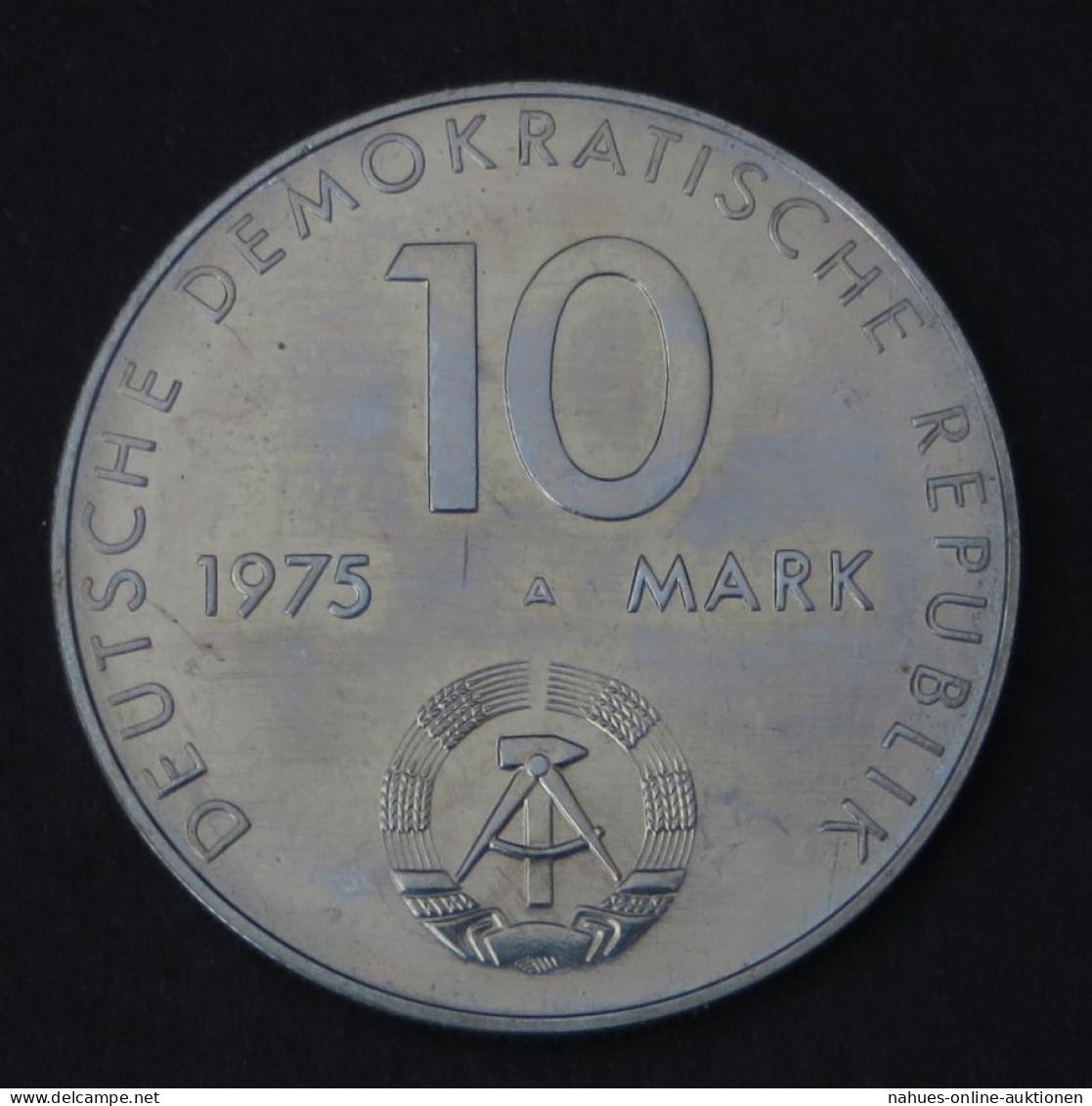 DDR Gedenkmünze 10 Mark 20 Jahre Warschauer Vertrag 1975 Vorzüglich Vz - Commemorative