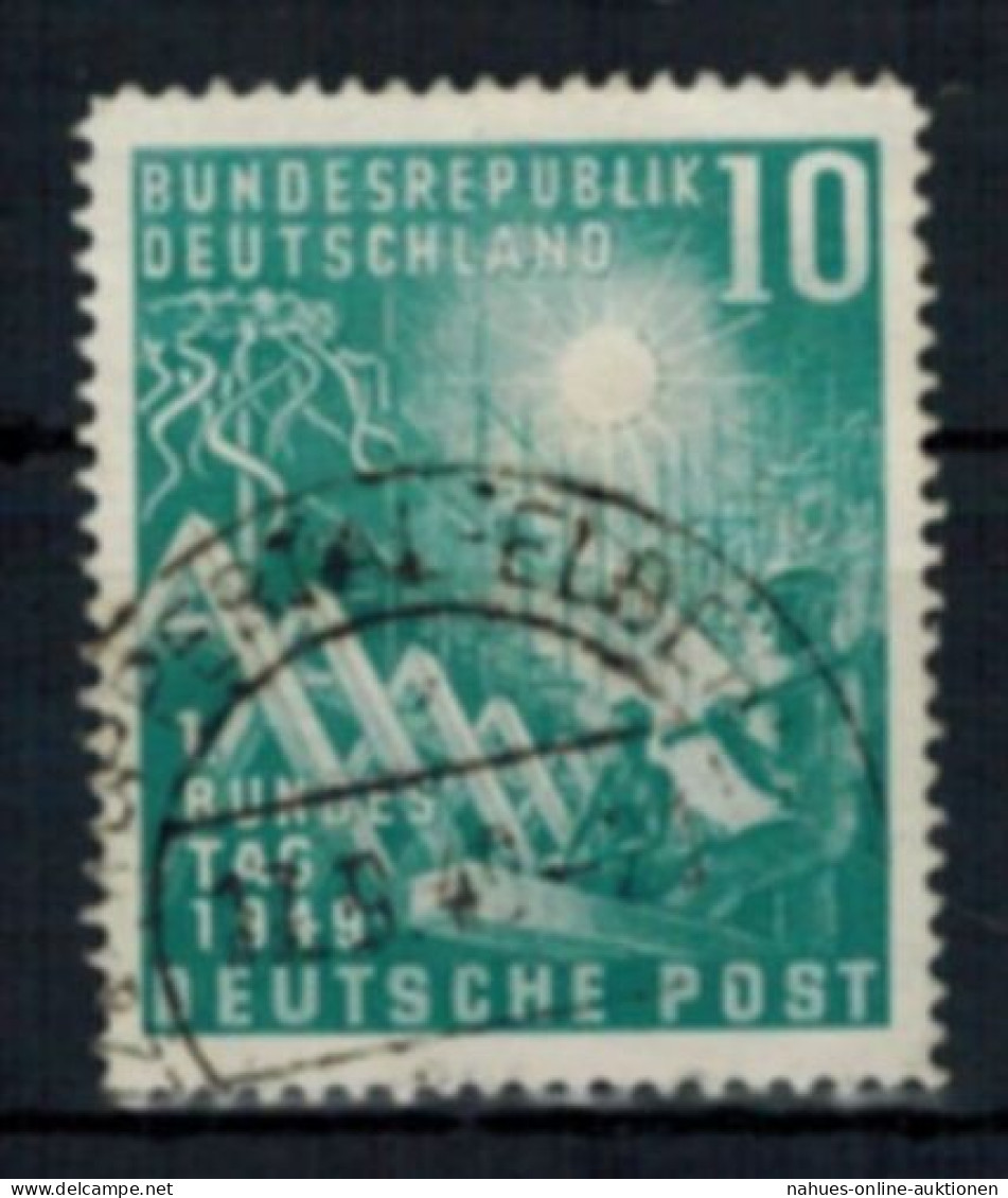 Bund 111 10 Pfg. Bundestag 1949 Sauber Gestempelt - Usati