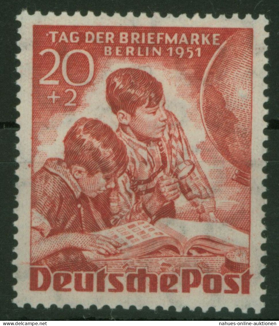 Berlin 81 Tag Der Briefmarke 1951 Höchstwert 20+2 Pfg. Tadellos Postfrisch - Ongebruikt