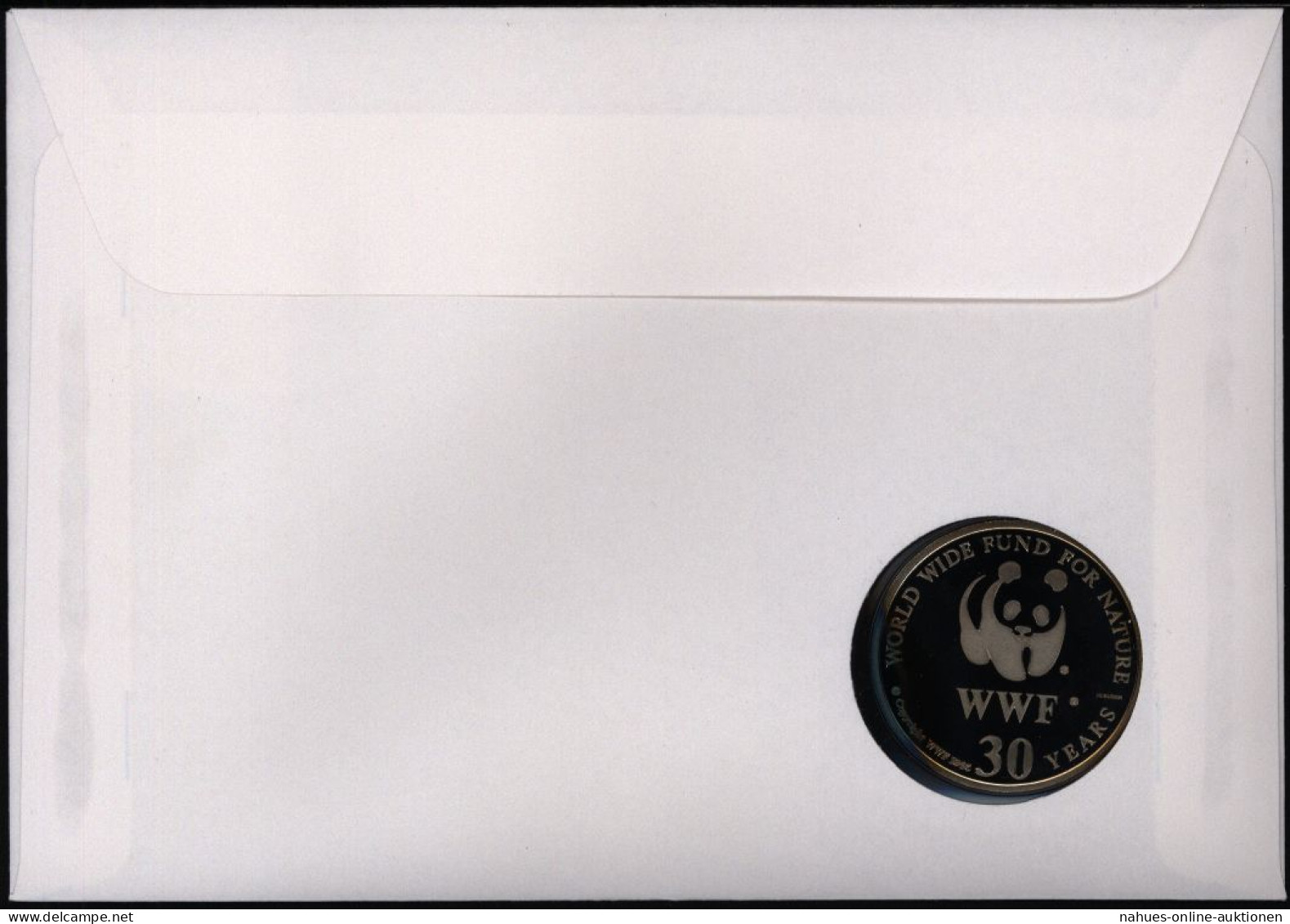Numisbrief Rumänien Krauskopfpelikan Medaille 30 Jahre WWF Tiere - Sonstige & Ohne Zuordnung