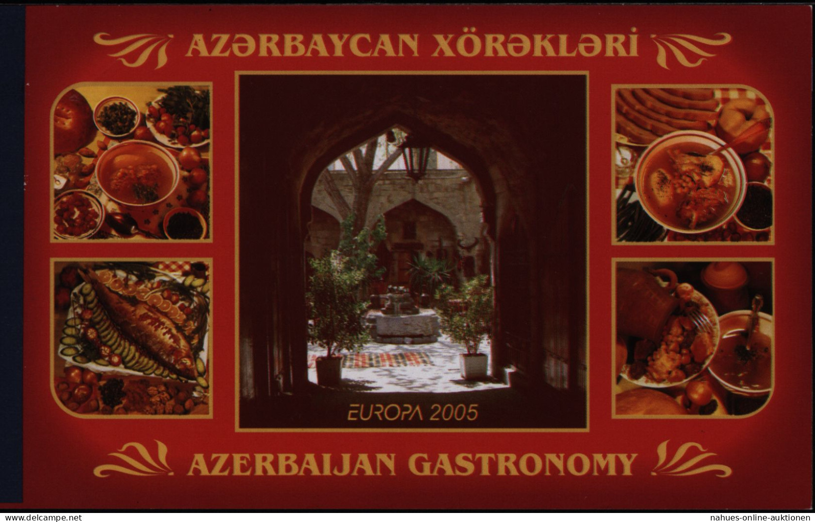 Aserbaidschan 610-611 Europa CEPT Markenheftchen MH 2005 Gastronomie Postfrisch - Azerbaijan