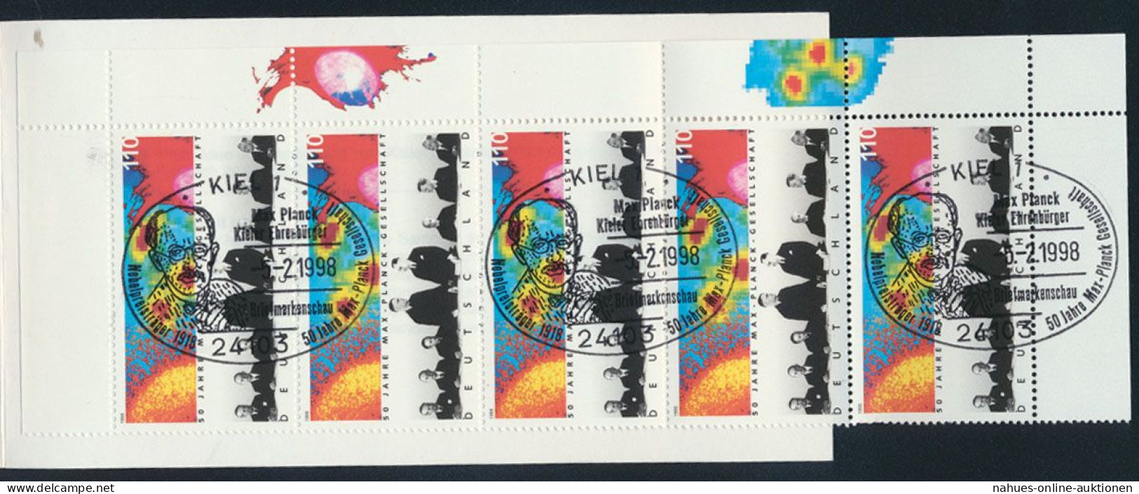 Sammelheftchen Markenheftchen Kiel 1973 SST Max Planck Auflage 700 Stück - Covers & Documents