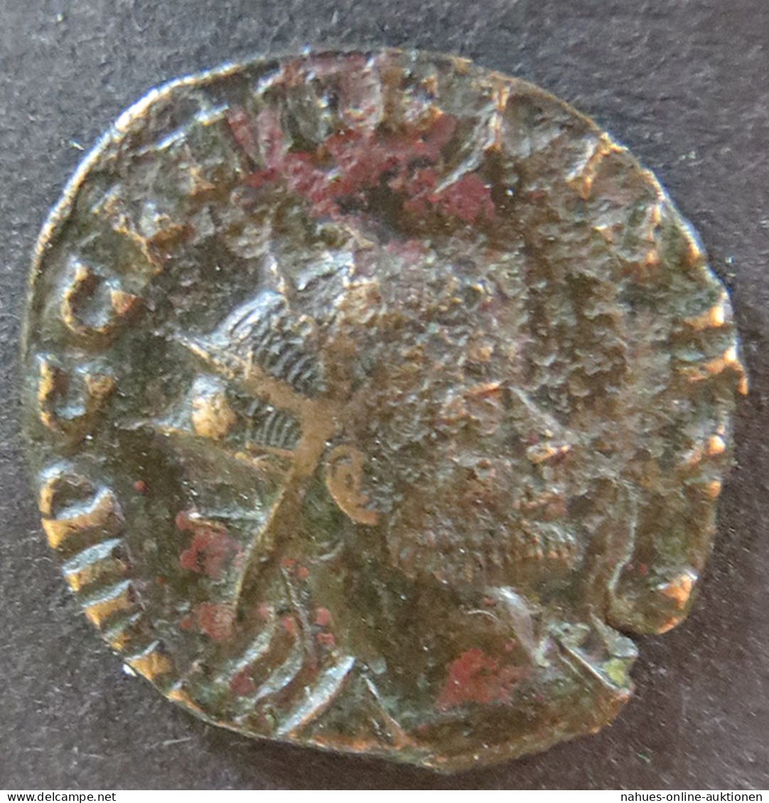Römische Münze Claudius II. Gothicus 268.270 Antoninian RS: Krieger Virtus S - Altri & Non Classificati