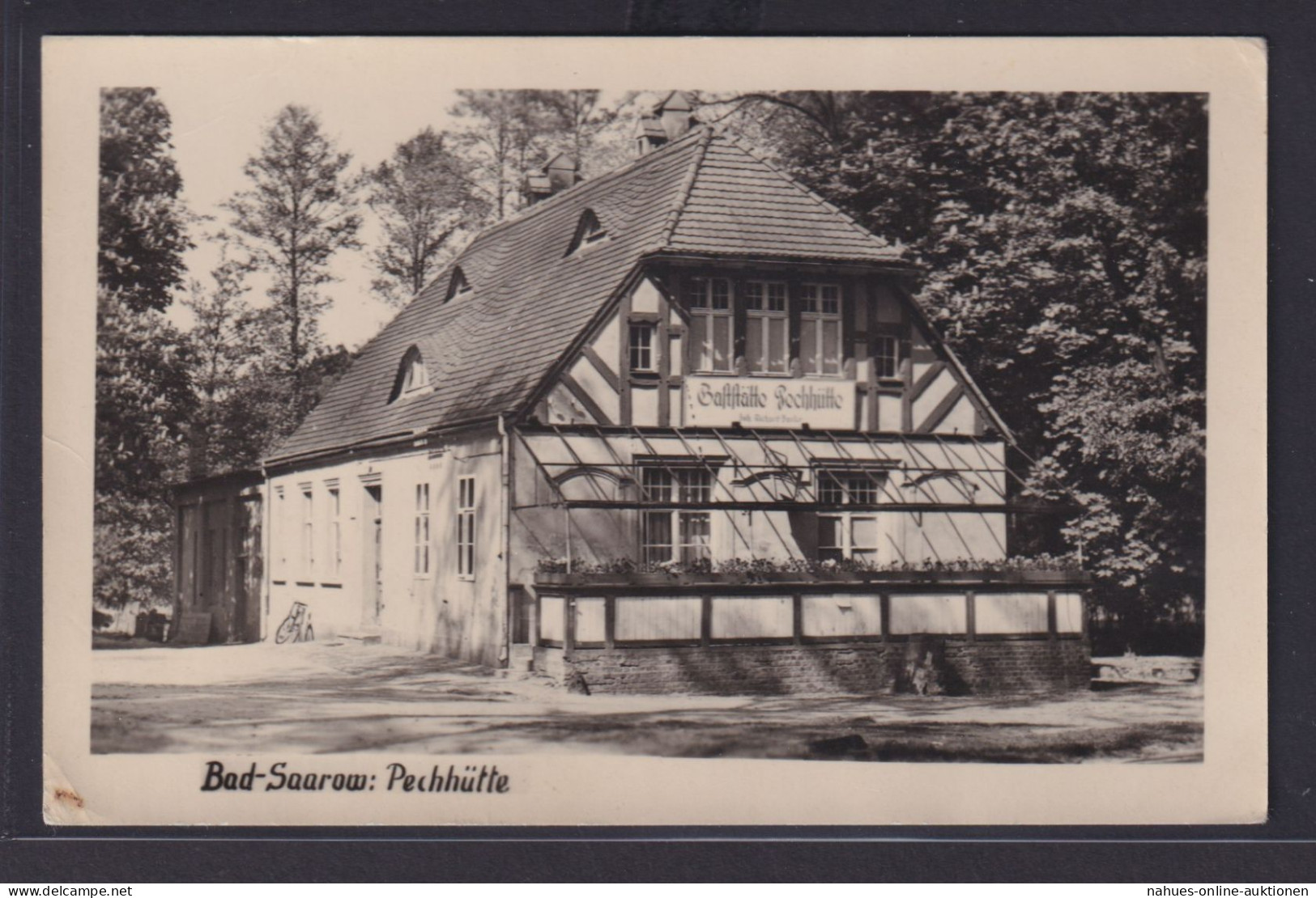 Ansichtskarte Bad Saarow Brandenburg Gaststätte Pechhütte - Altri & Non Classificati