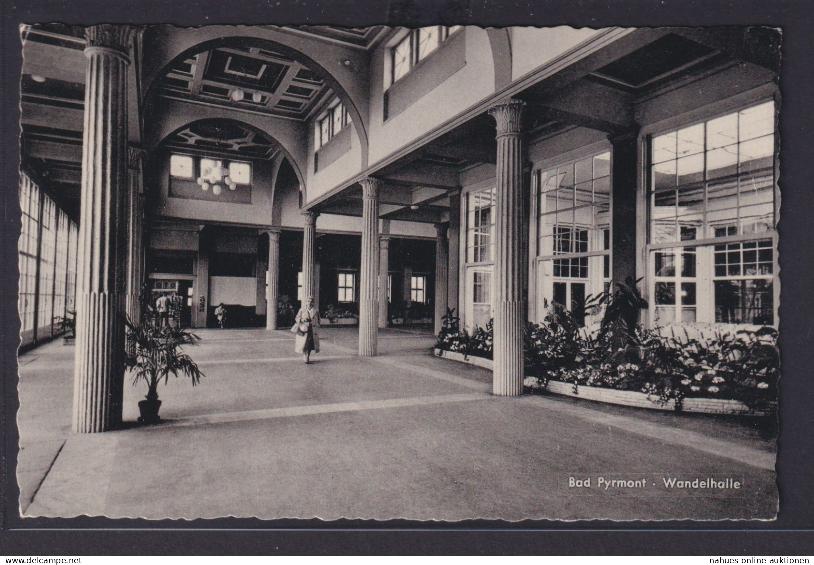 Ansichtskarte Bad Pyrmont Wandelhalle Niedersachsen Nach Hagen Westfalen - Andere & Zonder Classificatie