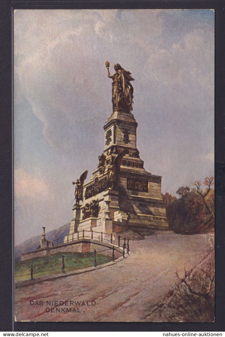 Ansichtskarte Denkmal Niederwald Rüdesheim Rhein - Unclassified