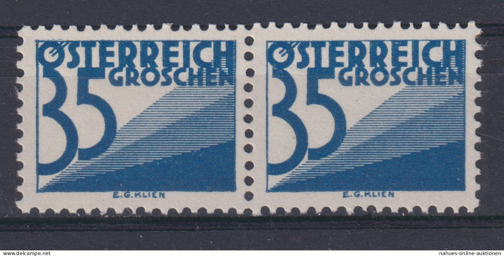 Österreich P 151 Portomarke 35 Gr. Im Paar Luxus Postfrisch Kat. 34,00++ - Covers & Documents