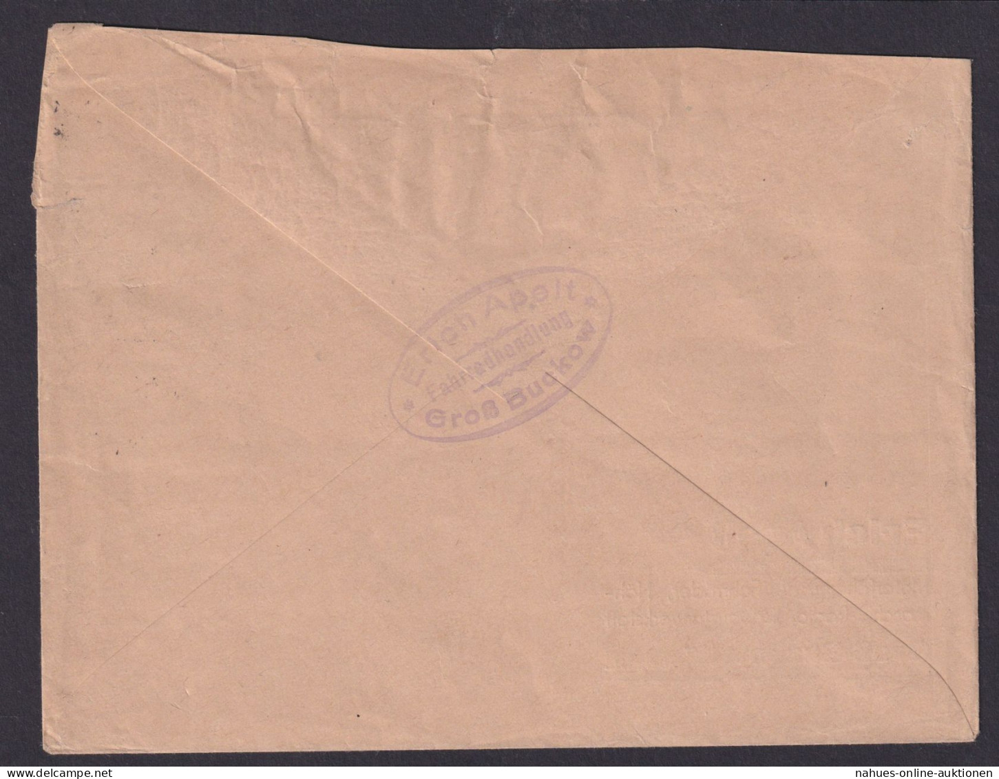 Gallinchen über Cottbus Brandenburg Deutsches Reich Brief Landpoststempel - Storia Postale