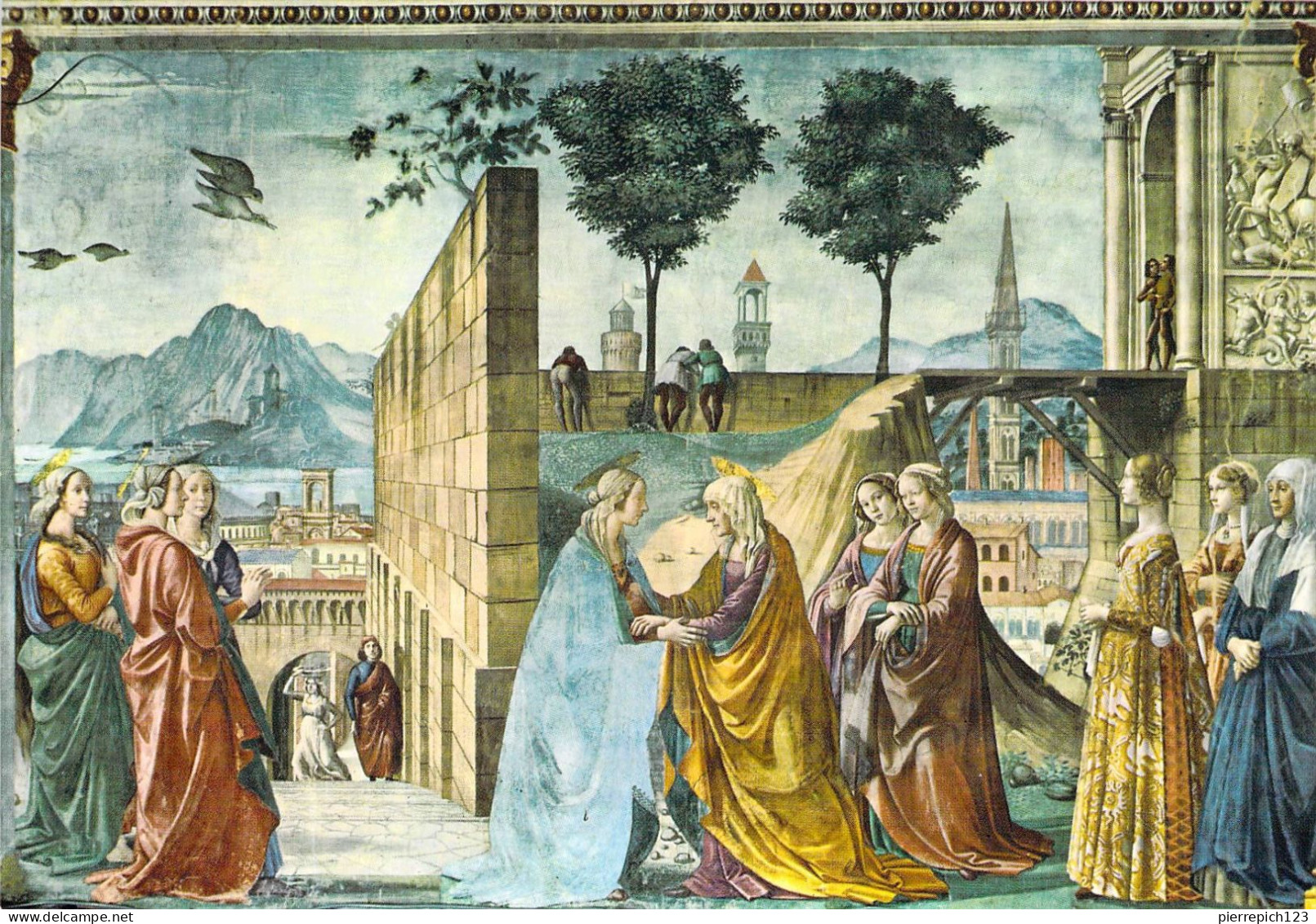 Florence (Firenze) - Basilique De Santa Maria Novella - Visitation De La Vierge à Sainte Elisabeth - Firenze