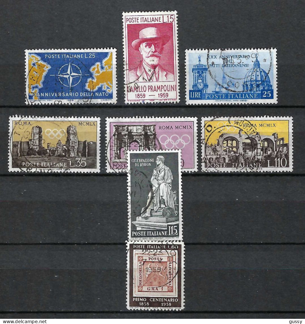 ITALIE Ca. 1957-61: Lot D' Obl. - 1946-60: Used