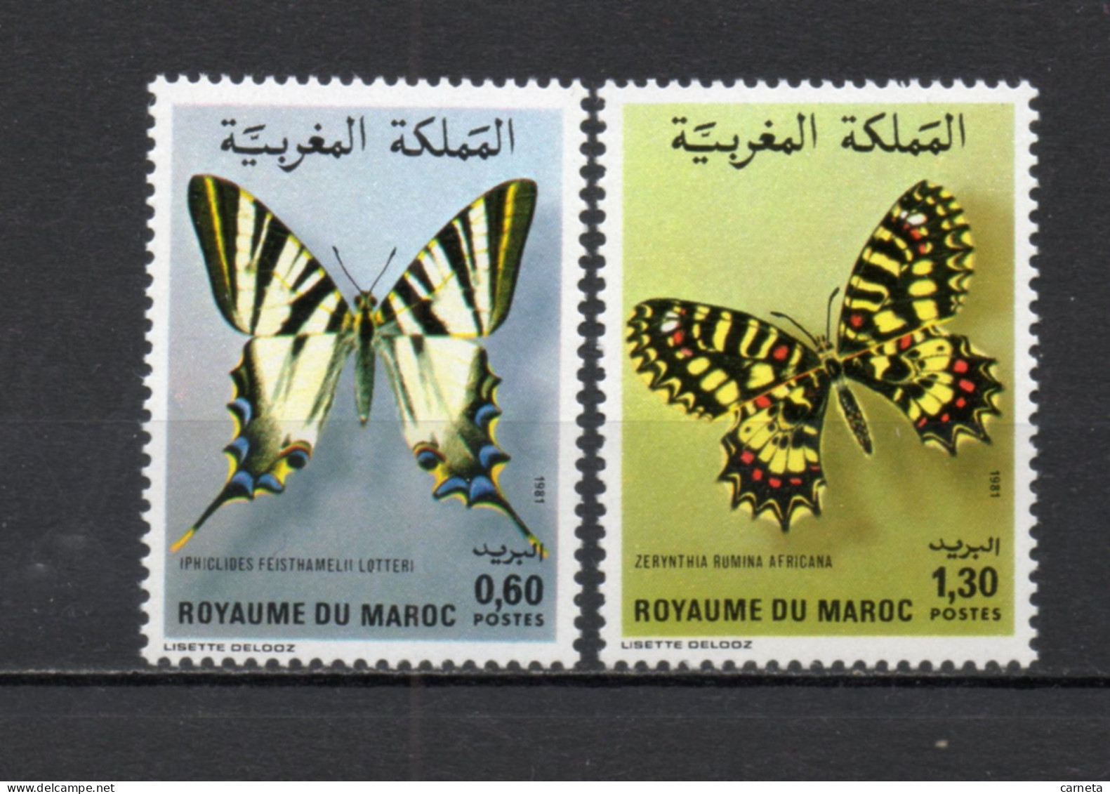 MAROC N°  894 + 895    NEUFS SANS CHARNIERE  COTE 8.00€    PAPILLON ANIMAUX FAUNE - Marocco (1956-...)