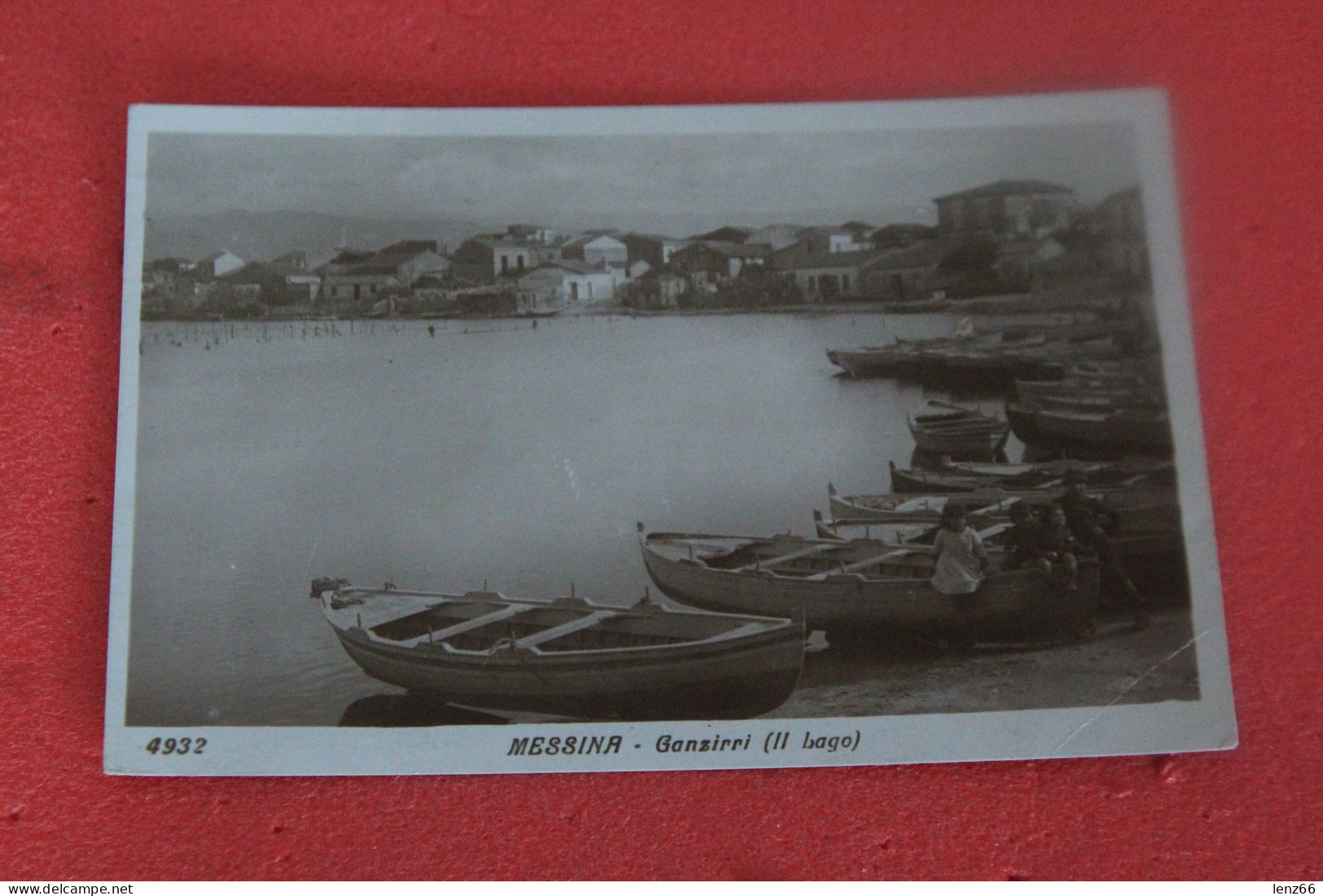 Messina Ganzirri N. 4932 Animata Ed. Diena 1923 + Lieve Segno Di Piega In Angolo Destro Basso - Messina