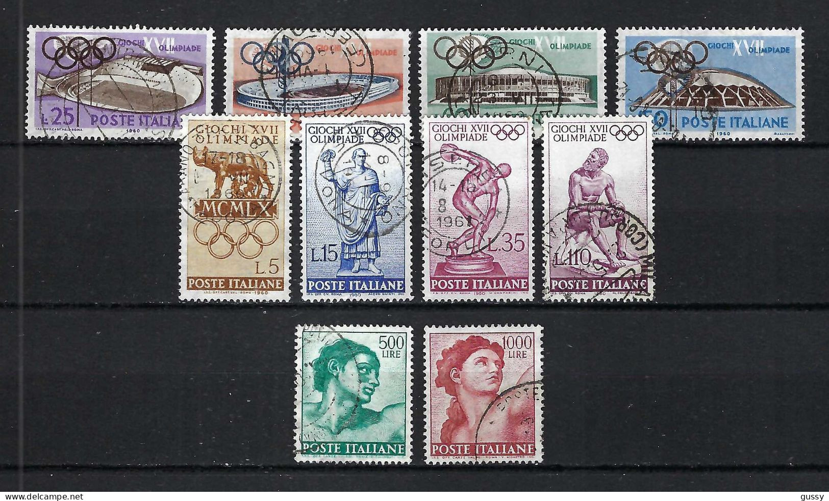 ITALIE Ca. 1957-61: Lot D' Obl. - 1946-60: Used