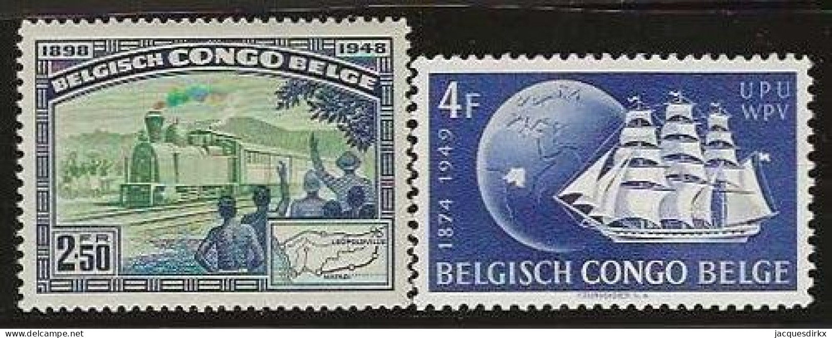 Congo   .   OBP    .   296/297     .    **      .  Postfris  .   /   .   Neuf Avec Gomme Et SANS Charnière - Nuovi