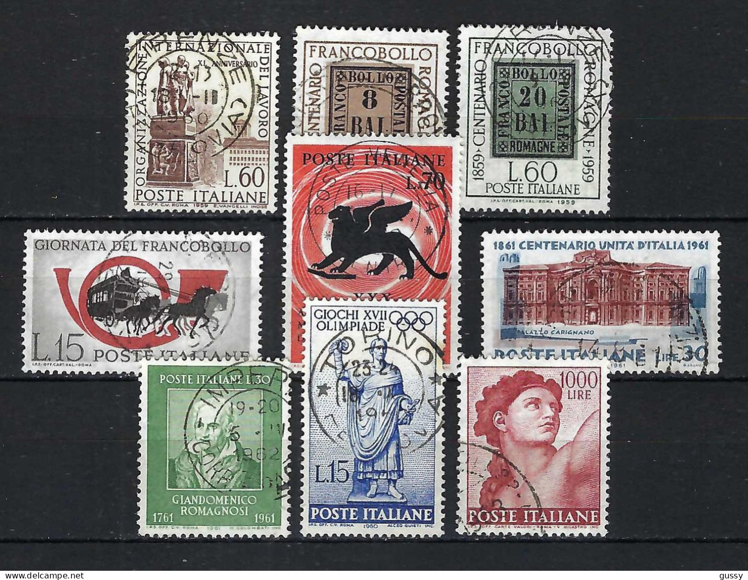 ITALIE Ca. 1957-61: Lot D' Obl. - 1946-60: Used