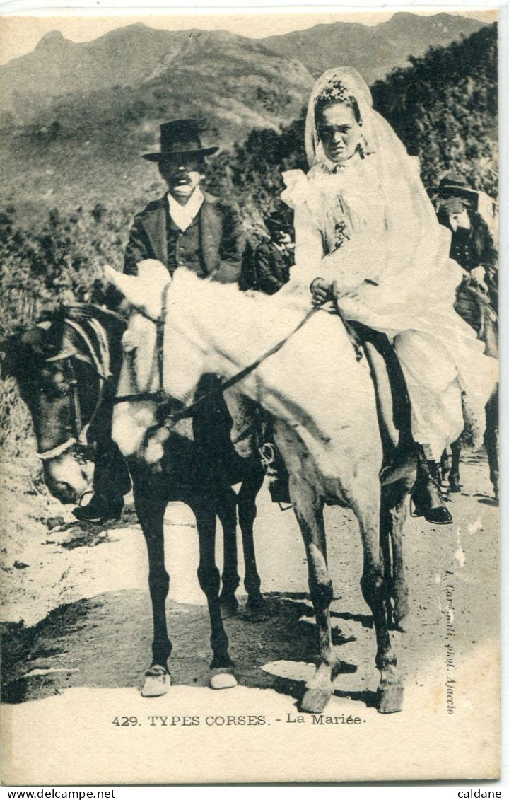 2A-CORSE  -  TYPES  CORSES -  La Mariée - Ajaccio