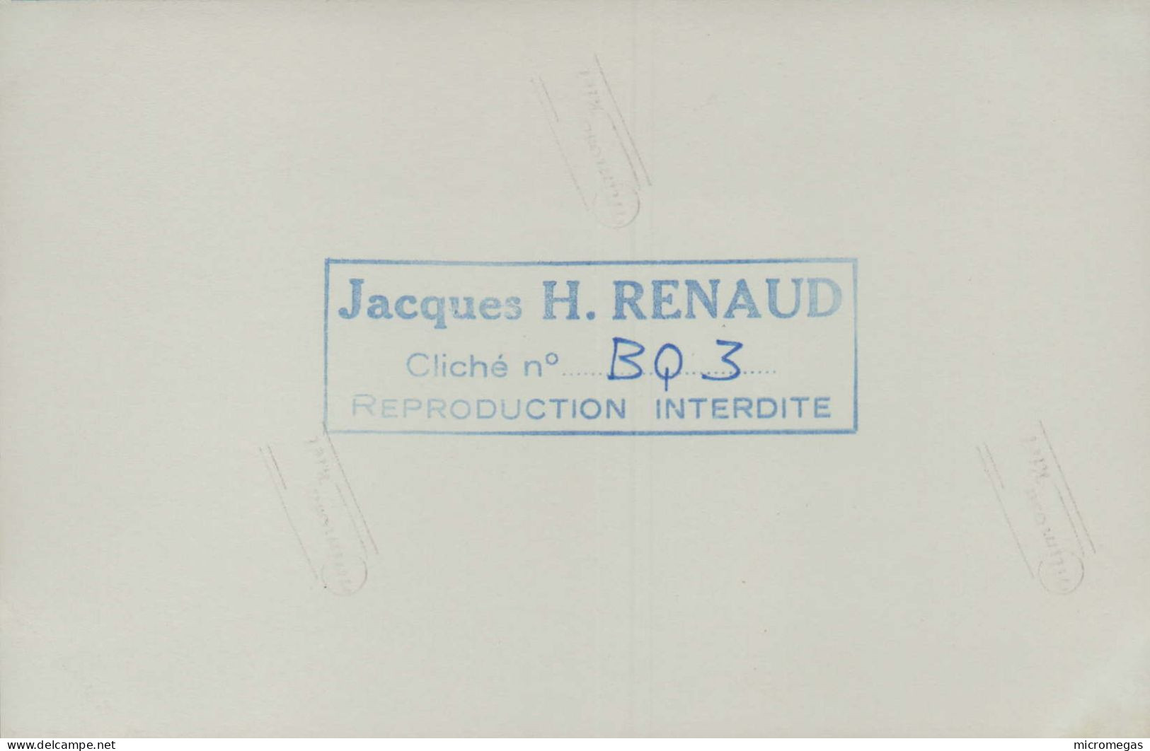 Autorail à Identifier - Cliché Jacques H. Renaud - Trenes