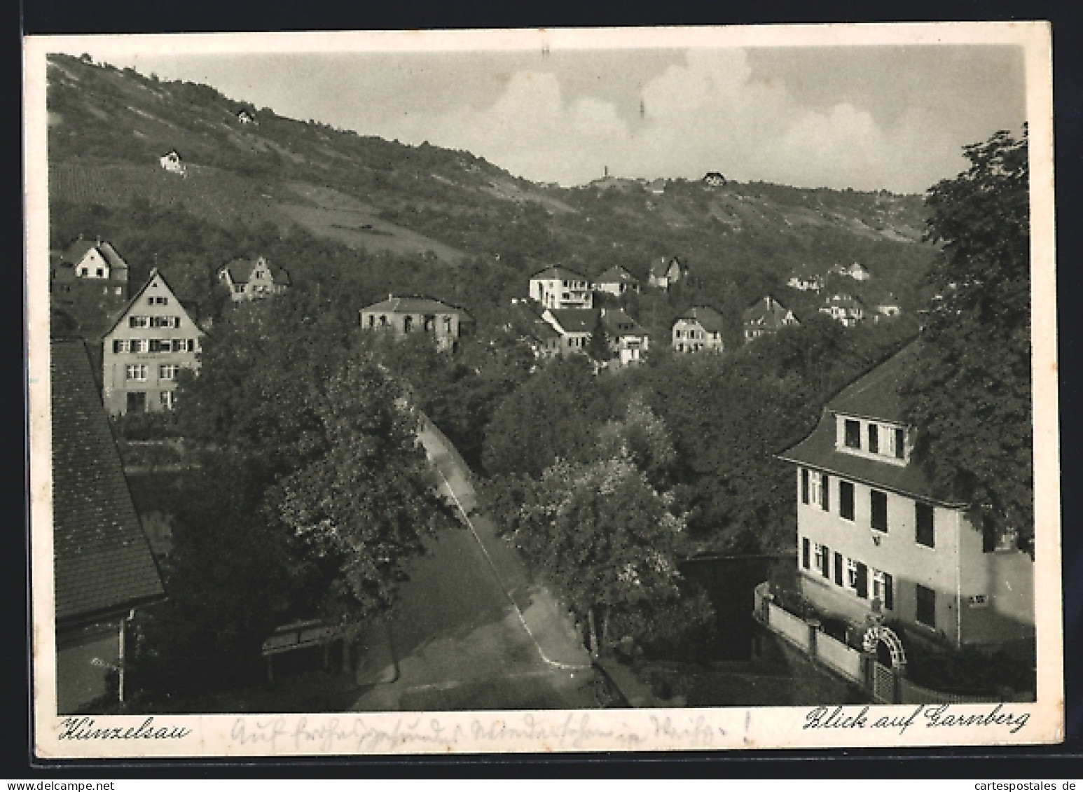 AK Künzelsau, Blick Auf Garnberg  - Künzelsau