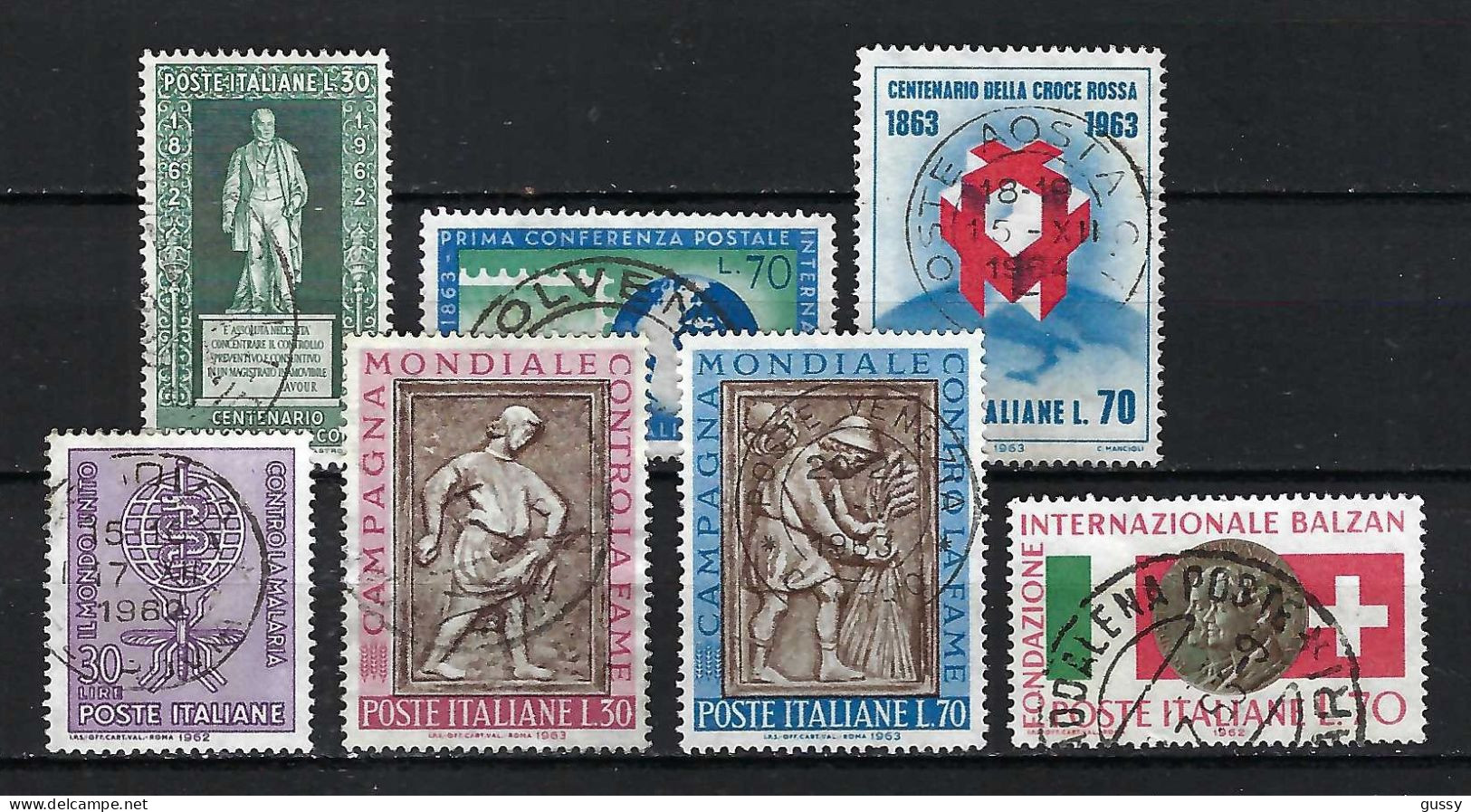 ITALIE Ca. 1961-64: Lot D' Obl. - 1961-70: Gebraucht