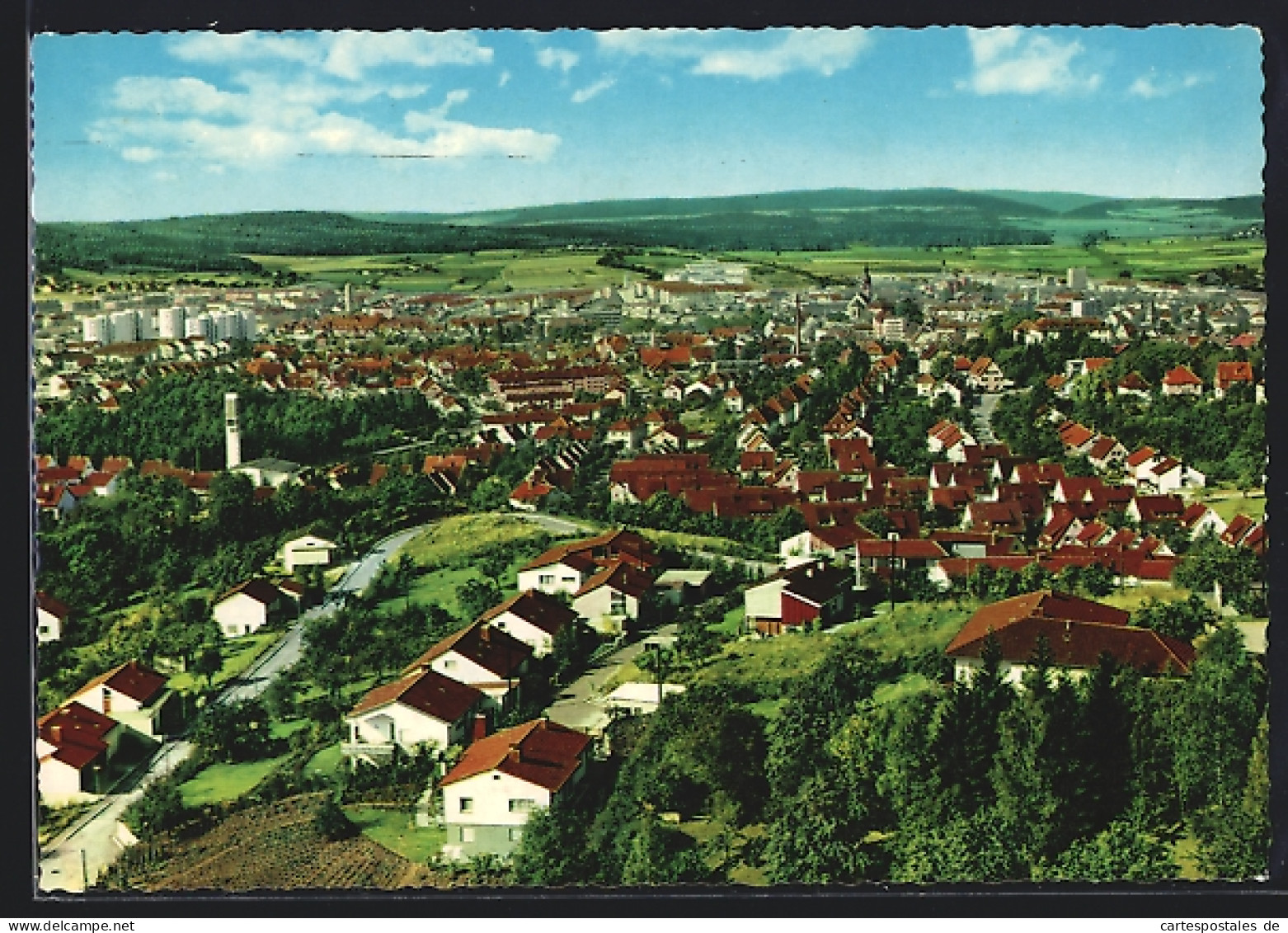 AK Böblingen, Totalansicht Mit Kirche  - Boeblingen