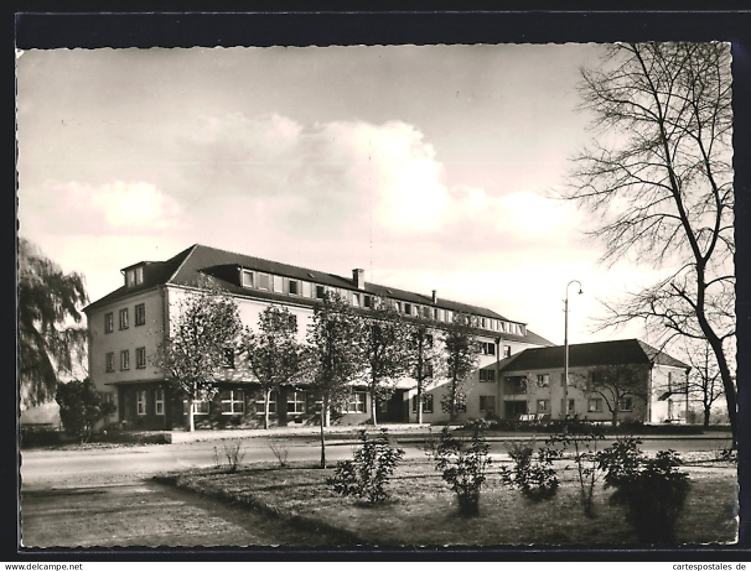 AK Kornwestheim, Blick Auf Die Bundesbahnschule  - Kornwestheim