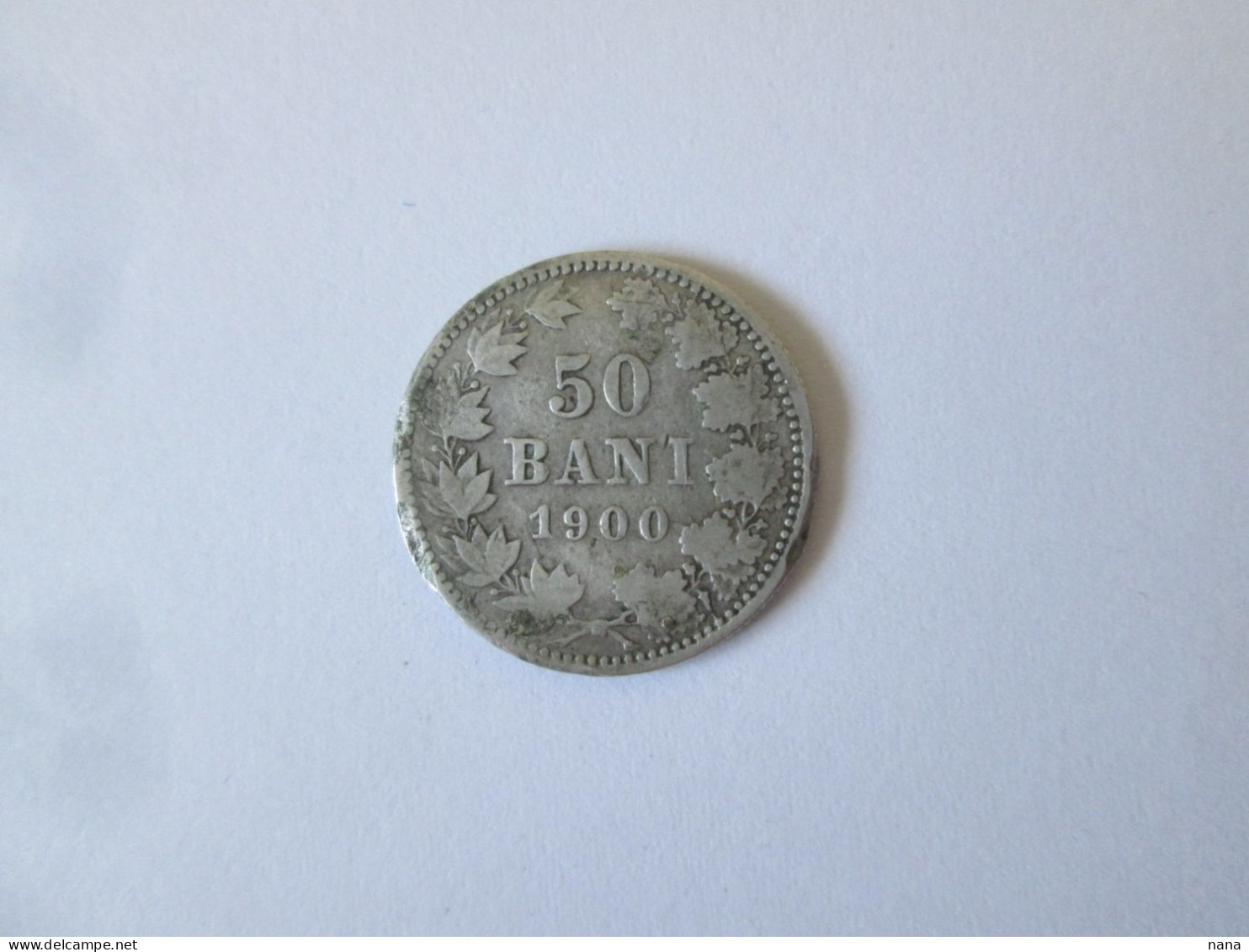 Roumanie 50 Bani 1900 Argent/Romania 50 Bani 1900 Silver Coin - Rumänien