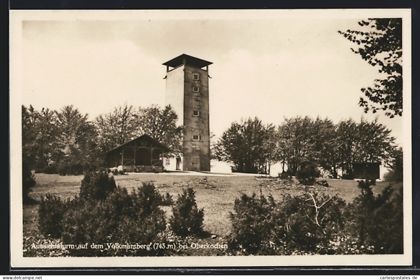 AK Oberkochen, Aussichtsturm Auf Dem Volkmarsberg  - Altri & Non Classificati