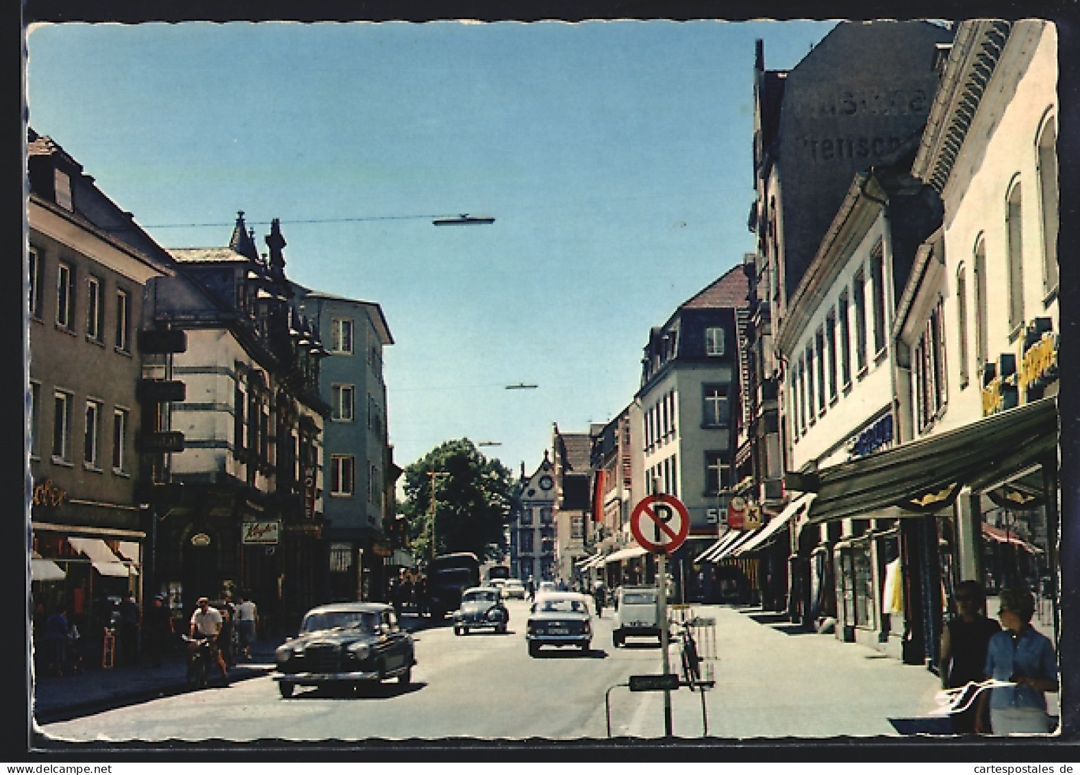 AK Offenburg /Baden, Blick Entlang Der Hauptstrasse  - Offenburg