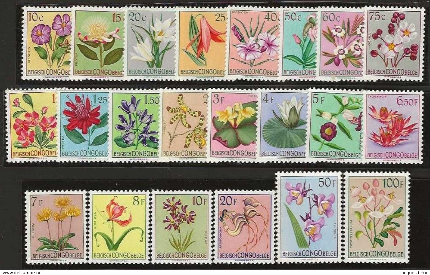Congo   .   OBP    .    302/323    .    **      .  Postfris  .   /   .   Neuf Avec Gomme Et SANS Charnière - Unused Stamps
