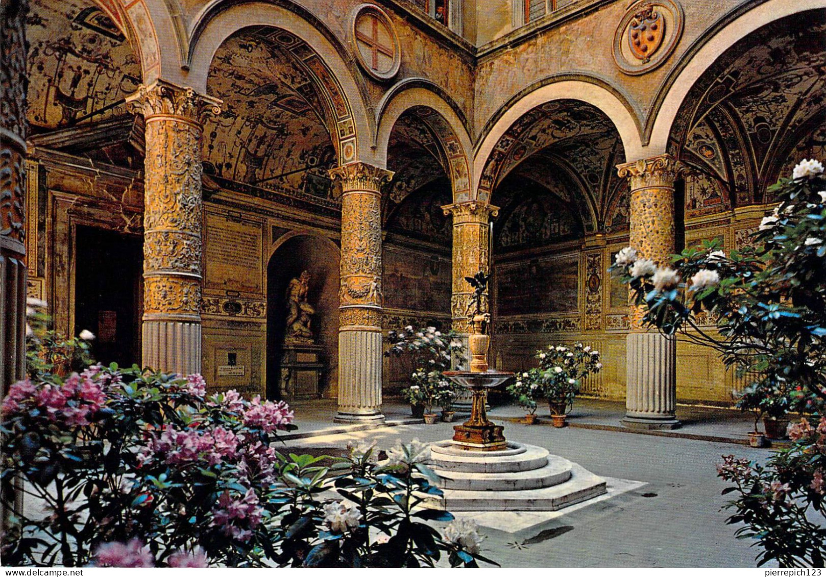 Florence (Firenze) - Fête Des Fleurs - La Cour De "Palazzo Vecchio" - Firenze