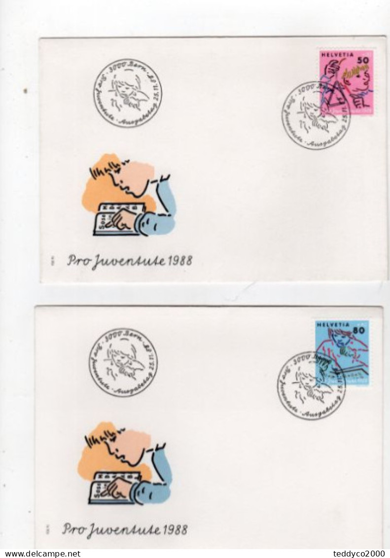 Switzerland Swiss Schweiz Svizzera Pro Juventute Bern 1988 - FDC