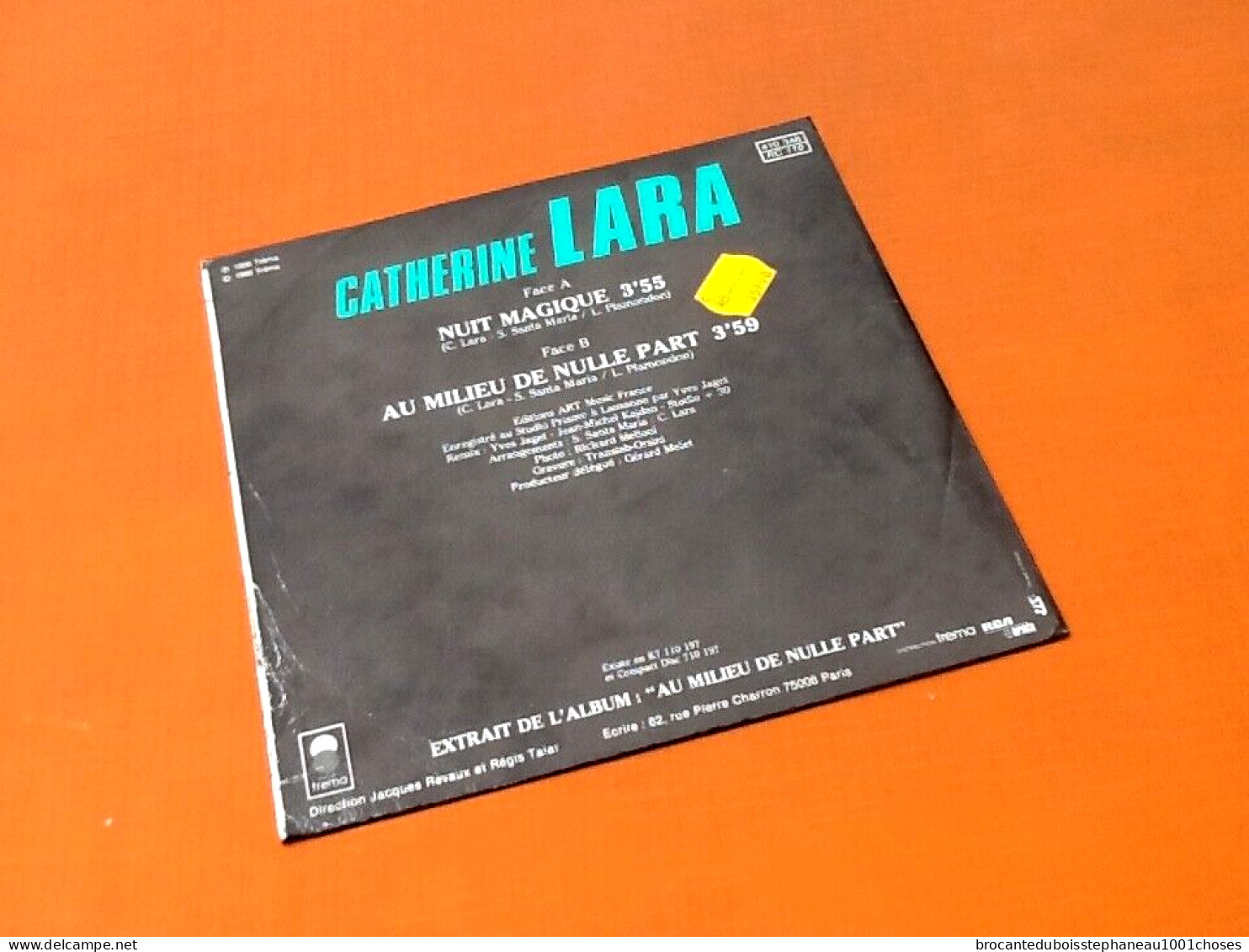 Vinyle 45 Tours  Catherine Lara   Nuit Magique  (1986) - Andere - Franstalig