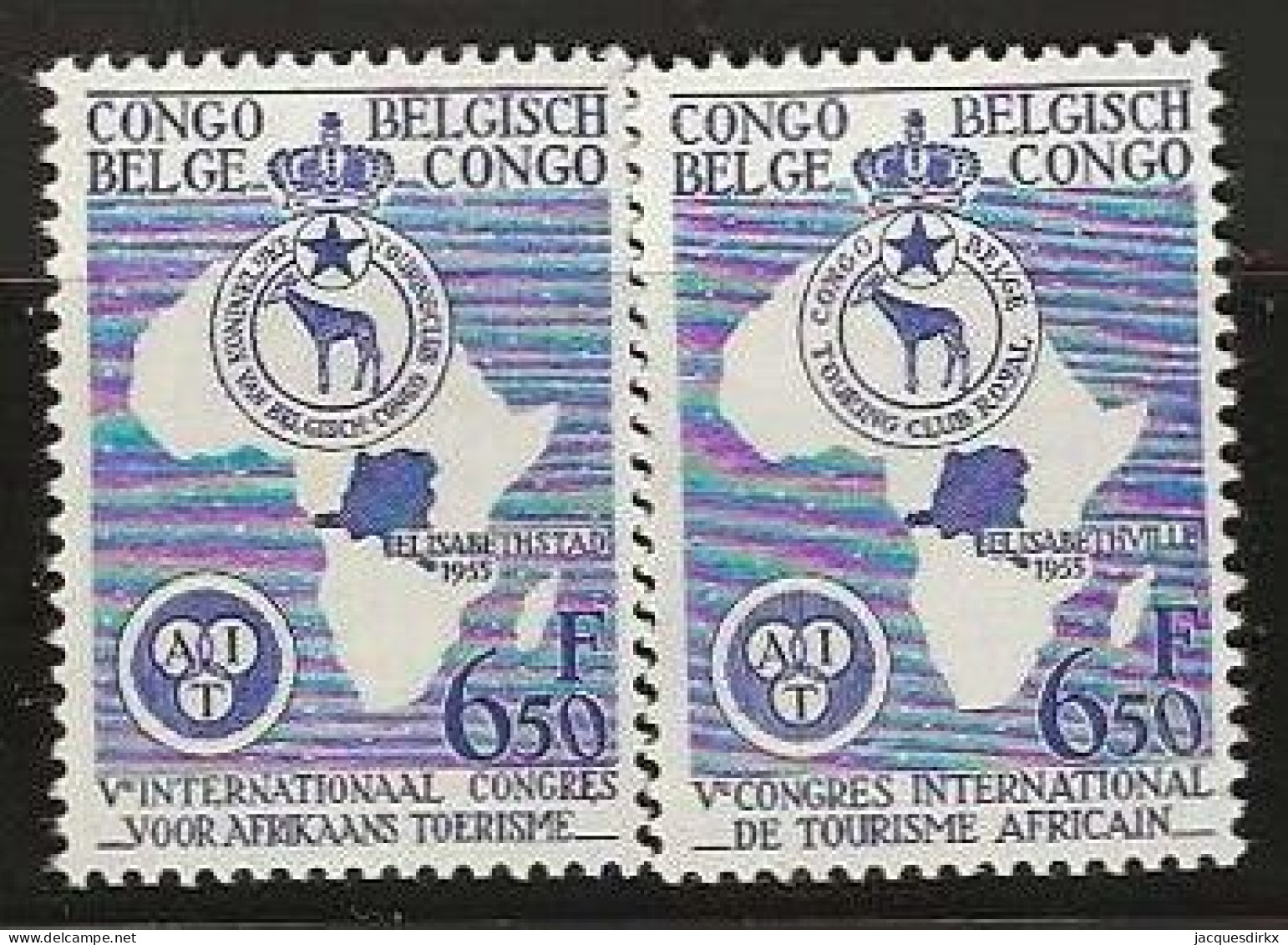 Congo   .   OBP    .    337/338    .    **      .  Postfris  .   /   .   Neuf Avec Gomme Et SANS Charnière - Nuevos