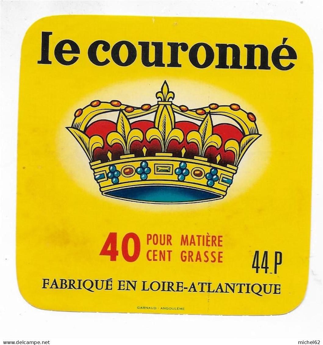 ETIQUETTE  DE  FROMAGE NEUVE    LE COURONNE LOIRE ATLANTIQUE ST GILDAS DES BOIS     B108 - Cheese