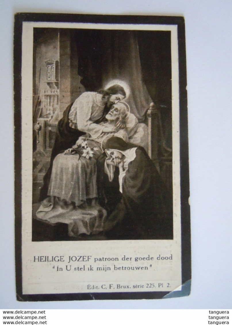 Doodsprentje Henri Sweeck Maeseyck 1860 1928 Lid Derde Orde Echtg Elisa Janssen - Devotion Images